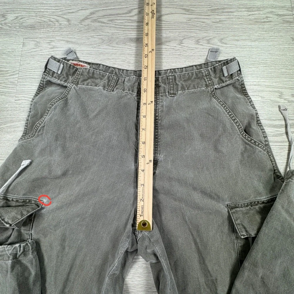 Banana‎ Republic Mens Cargo Pants Vintage Grey 32 Cotton Utility Pockets